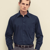 Men's Long Sleeve Poplin Shirt