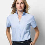 Ladies' Pinstripe Short Sleeve Shirt