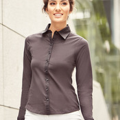Ladies' Long Sleeve Shirt Stretch Top