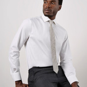 Classic Fit Long Sleeve Cutaway Collar Premium Oxford Shirt