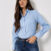 Tailored Fit Long Sleeve Workwear Oxford Shirt