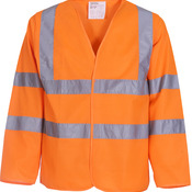 Hi-Vis Long Sleeve Waistcoat
