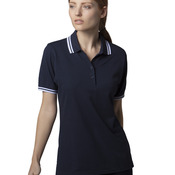 Ladies' Tipped Collar Polo