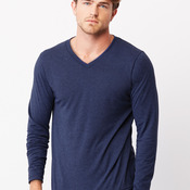 Triblend Long Sleeve V-Neck Tee