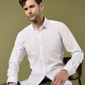 Slim Fit Long Sleeve Business Shirt