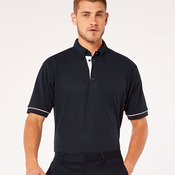 Classic Fit Button Down Contrast Polo Shirt