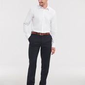 Men's Long Sleeve Tailored Herringbone Shirt